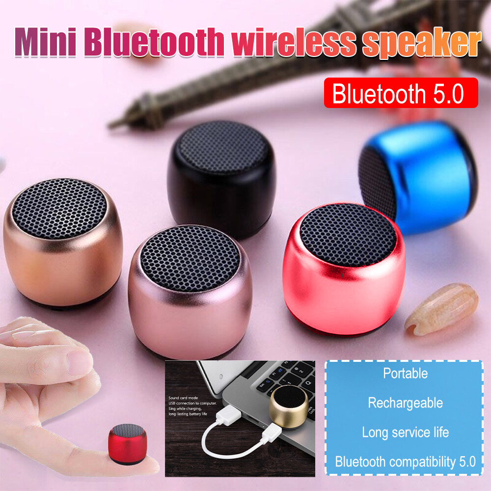 ENRIC Mini Portable Bluetooth Speaker Player Speaker Wireless Mini Speaker High Fidelity TWS Interconnection Suitable For Outdoor Sports Travel And Camping