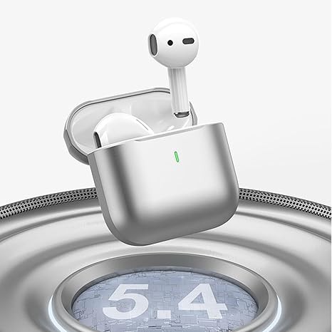 5.4 Wireless Earbuds Bluetooth Headphones, Dul-Channel with USB-C Charging Case HiFi Stereo, Sound in-Ear Earphones, Touch Control Ear Auto Pairing Headset for Apple AirPods